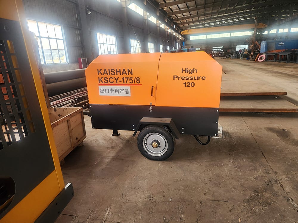 Kaishan KSCY-220/8X Portable Diesel Screw Air Compressor